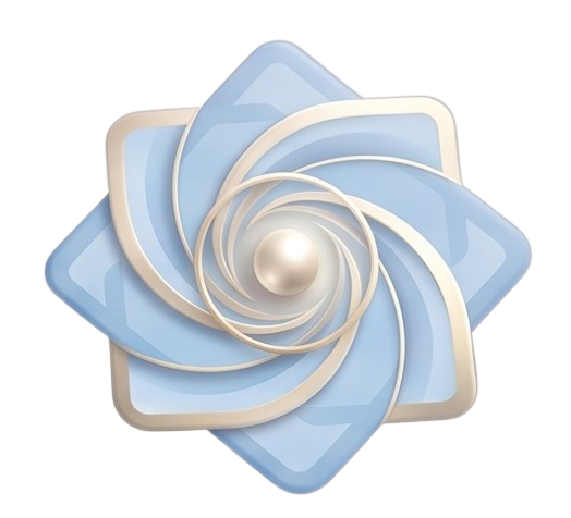 Logo Connessione Radiale in veste Ghiaccio e Platino